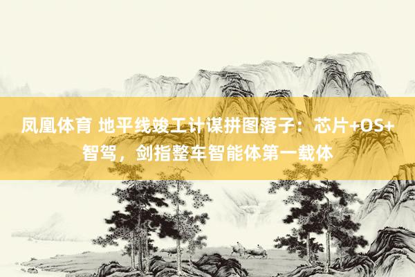 凤凰体育 地平线竣工计谋拼图落子：芯片+OS+智驾，剑指整车智能体第一载体